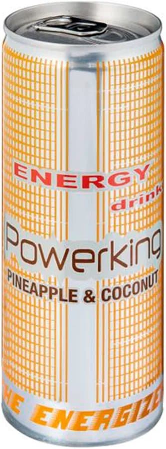 Powerking naranja bebida energética lata