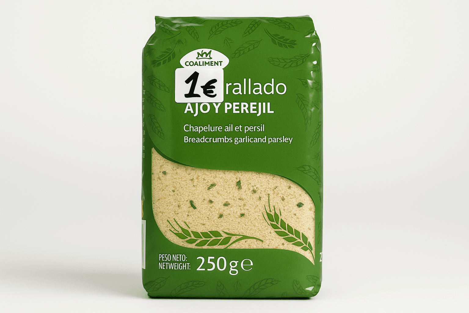 pan rallado con ajo y perejil para rebozados crujientes y sabrosos